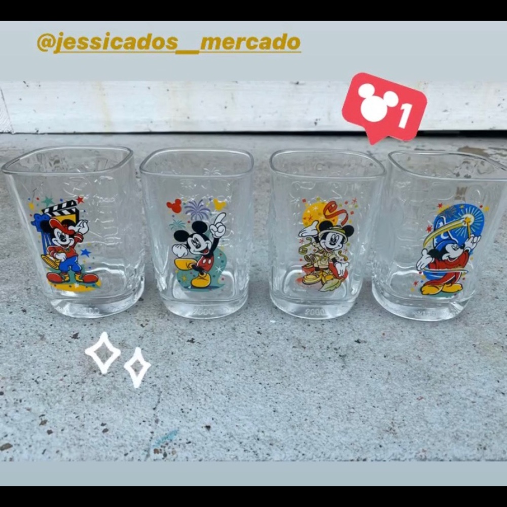 Mickey Walt Disney Cups